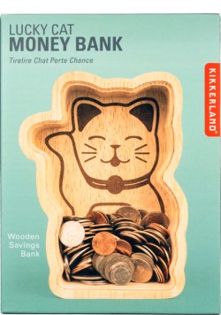 ΚΟΥΜΠΑΡΑΣ KIKKERLAND ΞΥΛΙΝΟΣ LUCKY CAT