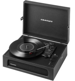 ΠΙΚΑΠ CROSLEY VOYAGER CR8017B-BK4 ΜΕ ΕΝΣΩΜΑΤΩΜΕΝΑ ΗΧΕΙΑ 2-WAY BLUETOOTH BLACK