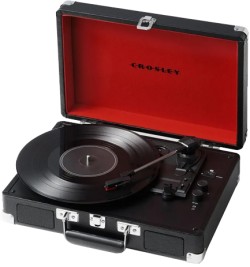 ΠΙΚΑΠ ΒΑΛΙΤΣΑ CROSLEY CRUISER PLUS CR8005F-BK4 ΜΕ ΕΝΣΩΜΑΤΩΜΕΝΑ ΗΧΕΙΑ 2-WAY BLUETOOTH BLACK