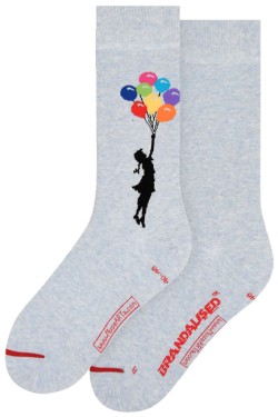 ΚΑΛΤΣΕΣ MUSEARTA BANKSY GIRL FLOATING AWAY BL-GF-06 BLUE No 40-46