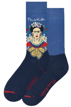 ΚΑΛΤΣΕΣ MUSEARTA FRIDA KAHLO BUTTERFLY FK-BUB-06 BLUE No 40-46