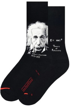 ΚΑΛΤΣΕΣ MUSEARTA SCIENCE AND HISTORY-ALBERT EINSTEIN SH-AE-06 BLACK No 40-46