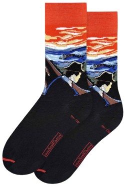 ΚΑΛΤΣΕΣ MUSEARTA EDVARD MUNCH SICK MOOD AT SUNSET EM-SM-08 BLACK No 40-46