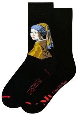 ΚΑΛΤΣΕΣ MUSEARTA JAN VERMEER GIRL WITH A PEARL EARRING JV-GEL-06 BLACK No 36-40