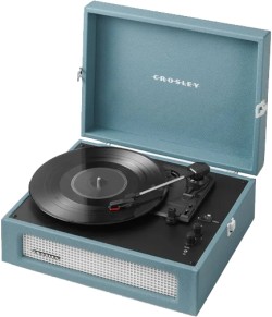 ΠΙΚΑΠ CROSLEY VOYAGER CR8017B-WB4 ΜΕ ΕΝΣΩΜΑΤΩΜΕΝΑ ΗΧΕΙΑ 2-WAY BLUETOOTH WASHED BLUE