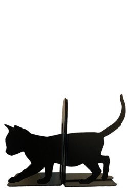 ΒΙΒΛΙΟΣΤΑΤΗΣ 2ΤΕΜ.HOPLADOO 17*24 εκ.CAT MATT BLACK