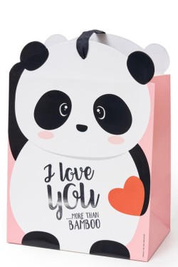 ΤΣΑΝΤΑ ΔΩΡΟΥ MEDIUM LEGAMI GB0484 LOVE YOU PANDA