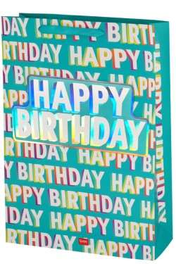 ΤΣΑΝΤΑ ΔΩΡΟΥ X-LARGE LEGAMI GB0651 HAPPY BIRTHDAY