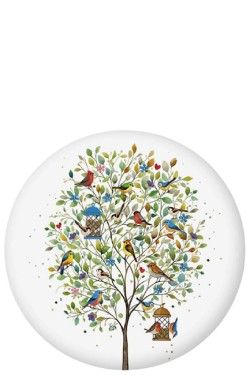 ΜΑΓΝΗΤΑΚΙ Ø5,5cm.KIUB ΠΟΥΛΙΑ ΣΕ ΔΕΝΤΡΟ