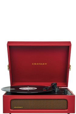 ΠΙΚΑΠ CROSLEY VOYAGER CR8017B-BUR4 ΜΕ ΕΝΣΩΜΑΤΩΜΕΝΑ ΗΧΕΙΑ 2-WAY BLUETOOTH BURGUNDY