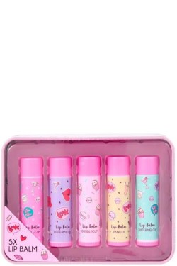LIP BALM CREATE IT ΣΕΤ 5 ΤΕΜ.ΣΕ ΜΕΤΑΛΛΙΚΗ ΘΗΚΗ