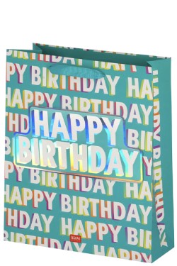 ΤΣΑΝΤΑ ΔΩΡΟΥ LARGE LEGAMI GB0648 HAPPY BIRTHDAY