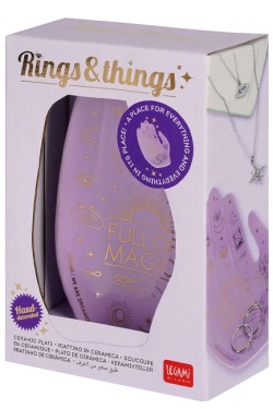 ΠΙΑΤΑΚΙ ΚΕΡΑΜΙΚΟ LEGAMI CPL0005 RINGS AND THINGS MAGIC
