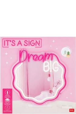 ΚΑΘΡΕΦΤΗΣ ΕΠΙΤΡΑΠΕΖΙΟΣ LEGAMI NLM0001 NEON-EFFECT LED  ITS A SIGN DREAM BIG