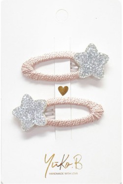 ΚΟΚΑΛΑΚΙ ΜΕ CLIP YUKO B ΣΕΤ 2 ΤΕΜ.PARIS COLLECTION BLUE STARS