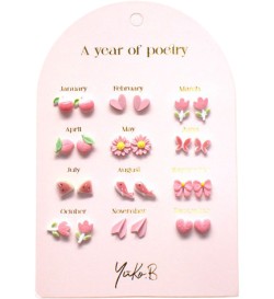ΣΚΟΥΛΑΡΙΚΙΑ YUKO B 12 ΖΕΥΓΑΡΙΑ-A YEAR OF POETRY PINK