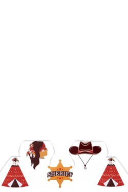 ΓΙΡΛΑΝΤΑ ΔΙΑΚΟΣΜΗΤΙΚΗ 20cm.*6m.COWBOY