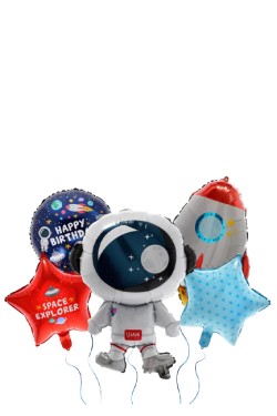 ΜΠΑΛΟΝΙΑ LEGAMI ΣΕΤ 5 τεμ.BLN0002 LETS PARTY SPACE