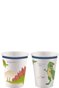 ΠΟΤΗΡΙΑ 250ml.ΣΕΤ 8ΤΕΜ.HAPPY DINOSAUR