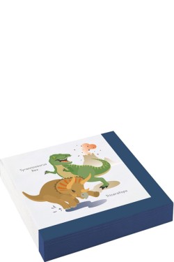 ΧΑΡΤΟΠΕΤΣΕΤΕΣ 33cm.ΣΕΤ 20ΤΕΜ.HAPPY DINOSAUR