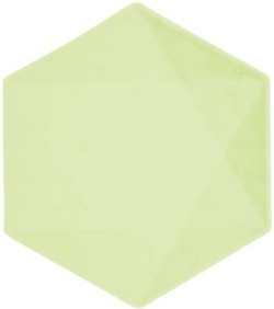 ΠΙΑΤΑ ΕΞΑΓΩΝΑ 20,8*18,1cm.ΣΕΤ 6ΤΕΜ.ΠΡΑΣΙΝΑ