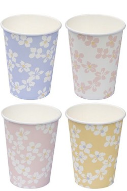 ΠΟΤΗΡΙΑ 266ml.ΣΕΤ 8ΤΕΜ.FLORAL PASTEL