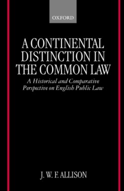 A Continental Distinction in the Common Law