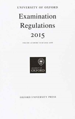 University of Oxford Examination Regulations 2015