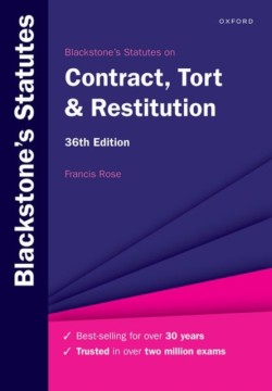 Blackstones Statutes on Contract, Tort & Restitution