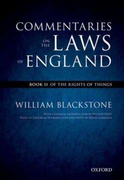 The Oxford Edition of Blackstones: Commentaries on the Laws of England