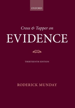 Cross & Tapper on Evidence