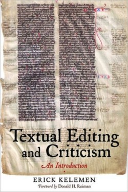 Textual Editing and Criticism