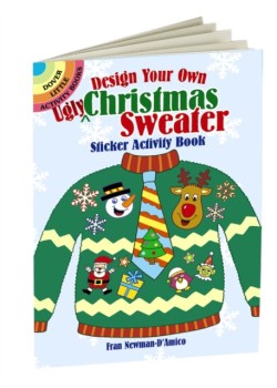 Design Your Own Ugly Christmas Sweater Sticker Activity Book