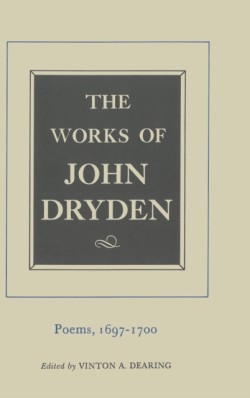 The Works of John Dryden, Volume VII