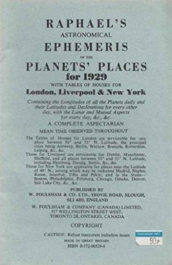 Raphaels Astronomical Ephemeris