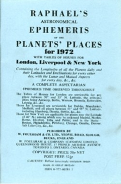 Raphaels Astronomical Ephemeris