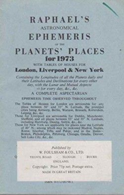 Raphaels Astronomical Ephemeris of the Planets Places