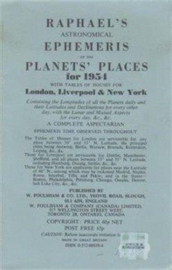 Raphaels Astronomical Ephemeris