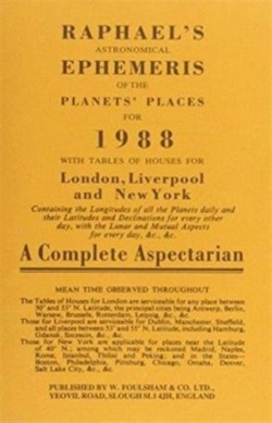 Raphaels Astronomical Ephemeris of the Planets Places