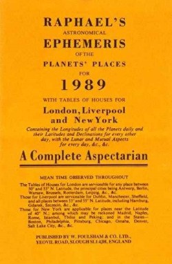 Raphaels Astronomical Ephemeris of the Planets Places