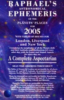 Raphaels Astronomical Ephemeris of the Planets 2005