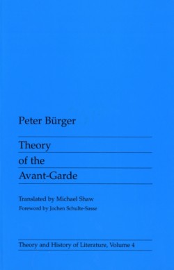 Theory of the Avant-Garde