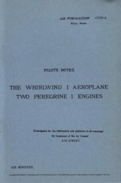 Whirlwind I Pilots Notes