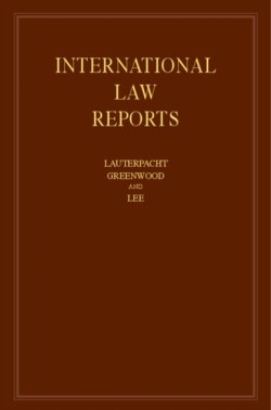 International Law Reports: Volume 154