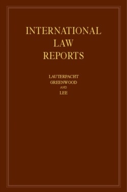 International Law Reports: Volume 163