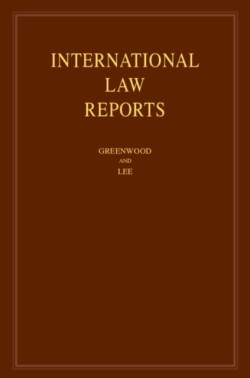 International Law Reports: Volume 177