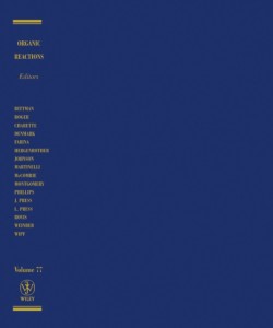 Organic Reactions, Volume 77