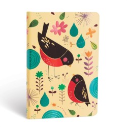 Mother Robin (Tracy Walkers Animal Friends) Mini Lined Hardcover Journal (Elastic Band Closure)