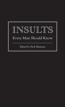 Insults Every Man Should Know