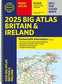 2025 Philips Big Road Atlas of Britain & Ireland